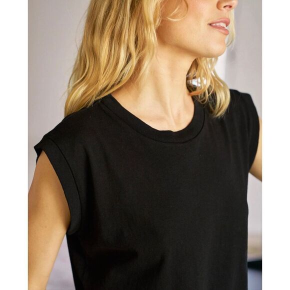 Frank & Eileen Aiden Vintage Muscle Tee in Black Size S - Picture 3 of 12